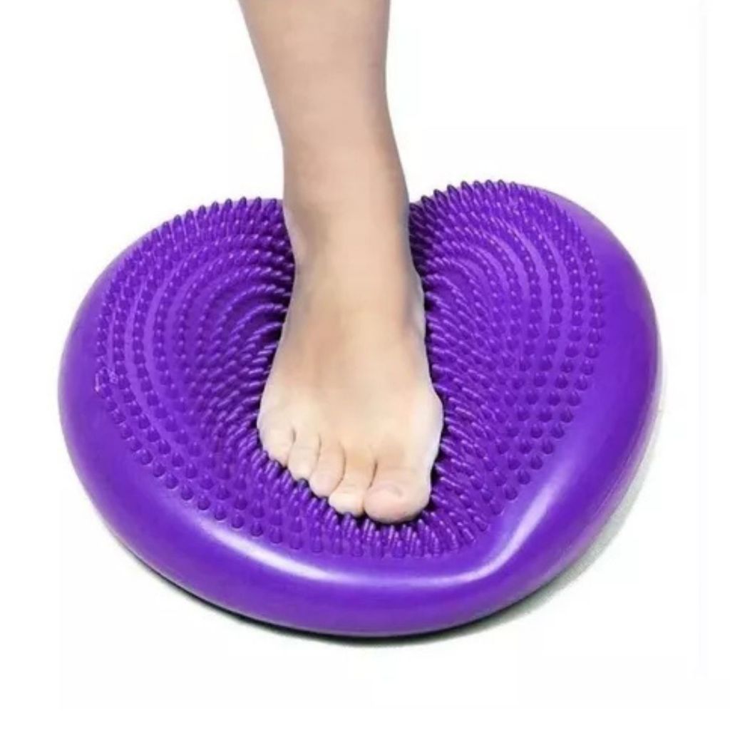 Disco De Equilibrio Inflavel Almofada Balance Treino Academia Fisioterapia Yoga Pilates Funcional
