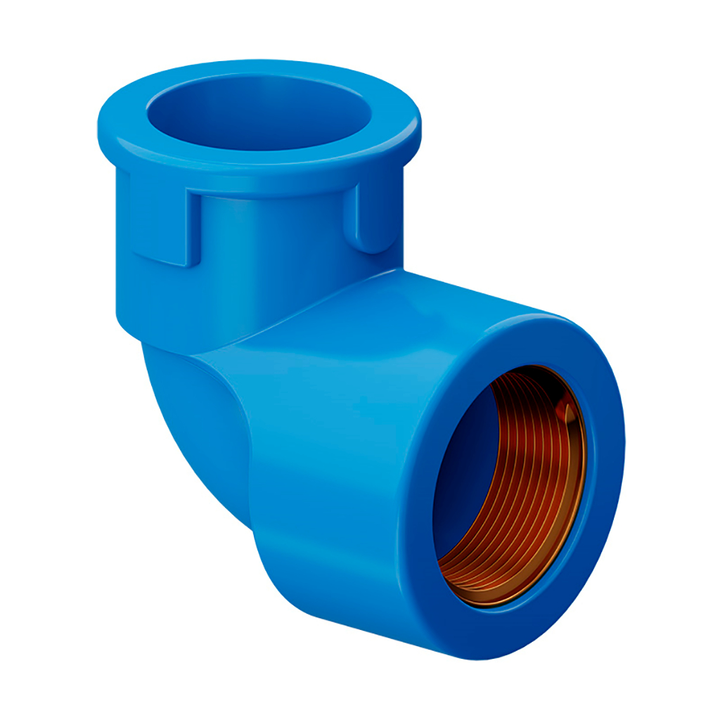 Joelho PVC 90º Soldável Azul Bucha 25mm X 3/4" Tigre em Oferta na Shopee