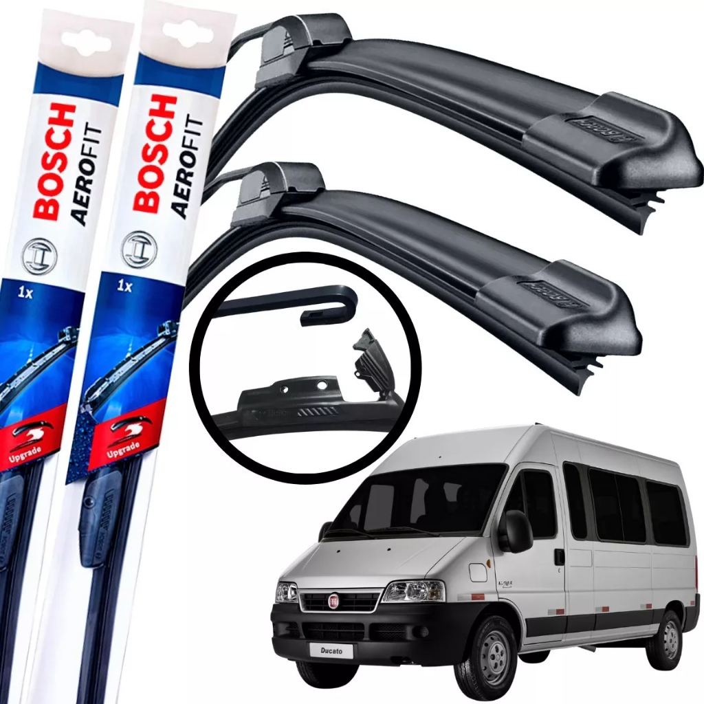 Palheta Parabrisa Bosch Original Fiat Ducato 1994 A 2012 em Oferta na Shopee