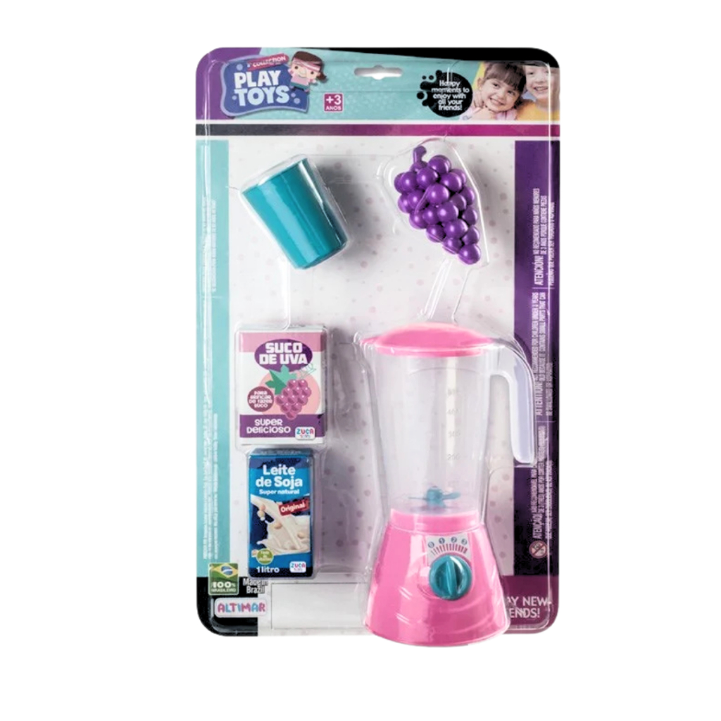 Kit Liquidificador 5 peças Fruta Leite + suco + Copo
