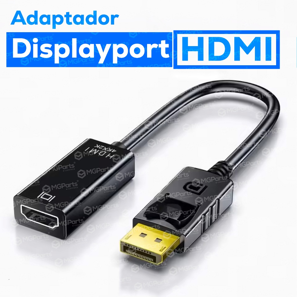 Cabo Adaptador Displayport para Hdmi Premium Profissional Conversor em Oferta na Shopee
