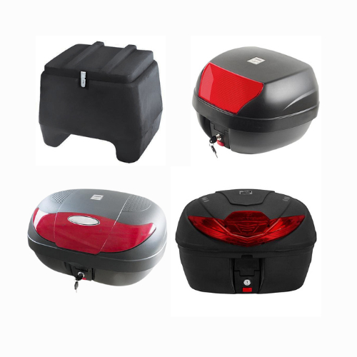Bau Escolha O Tamanho Bauletos Para Moto 28L 30L 35L 45L 52L 80L Todos Com Base e Parafuso