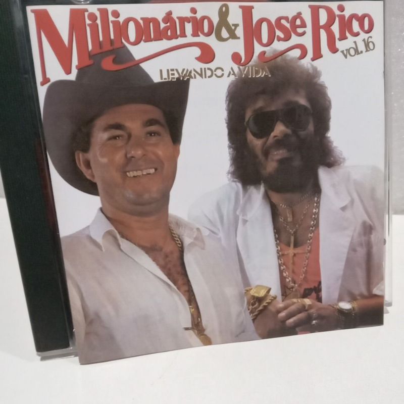 CD MILIONÁRIO & JOSÉ RICO -VOLUME 16 LEVANDO A VIDA TIRAGEM AB-1000