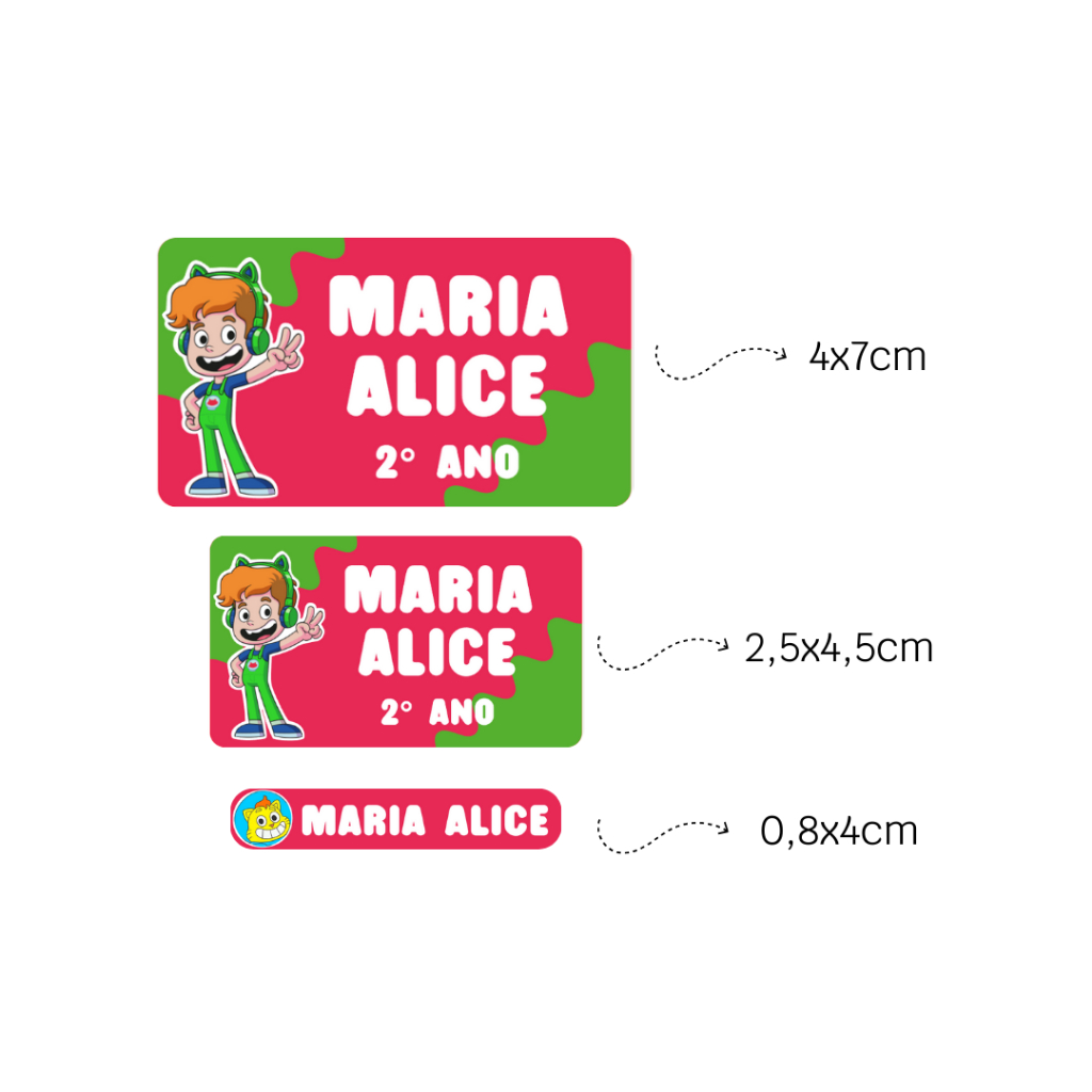 Etiqueta Escolar Gato Galáctico: Onde Comprar | BuscaProdutos