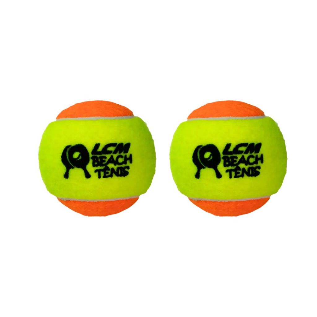 Kit 2 Bolas Beach Tennis Bolinha Tênis Praia Lcm Cores