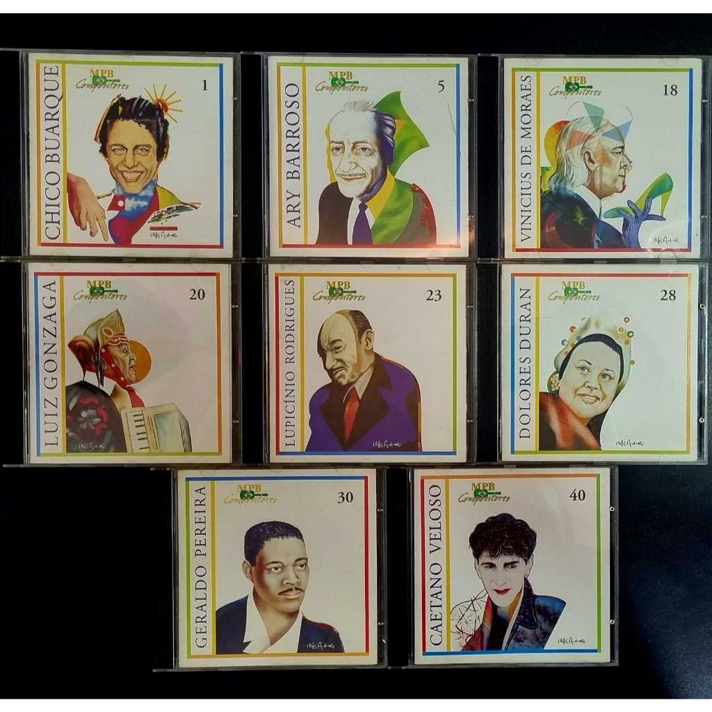 CD MPB Compositores - Ary Barroso Chico Buarque Caetano Luiz Gonzaga Lupicínio Vinícius - Lote
