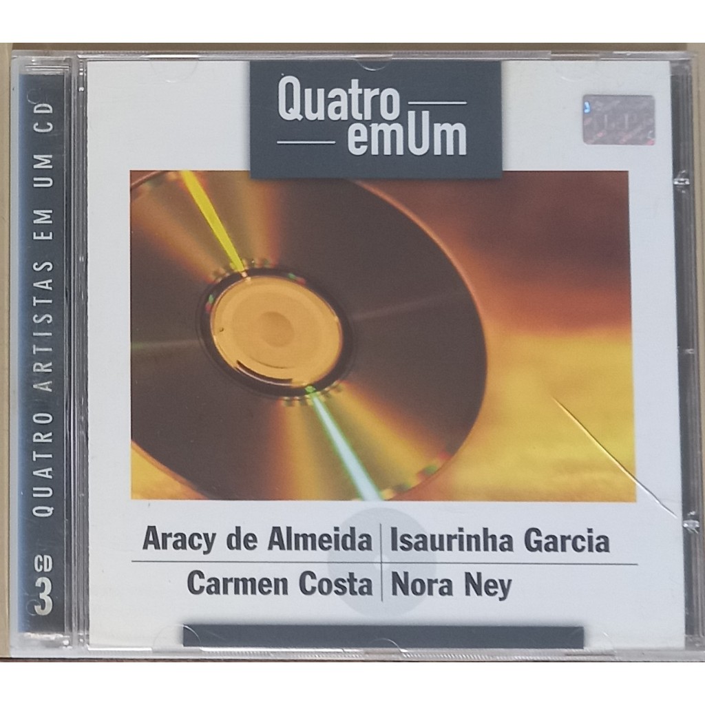 CD Quatro Artistas  em um -CD -  3 -  Aracy de Almeida, Isaurinha Garcia, Carmen Costa, Nora Ney
