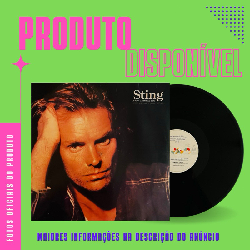 LP / VINIL STING - NADA COMO EL SOL