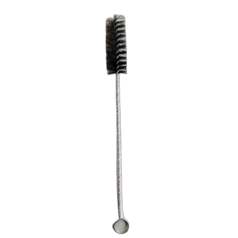 Escova Haste Vareta de Limpeza Avulsa de Crina para Armamentos de Calibre Curto .38/9mm .40 .45