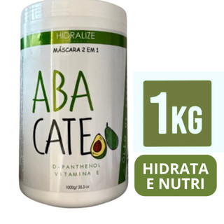 Máscara Creme De Hidratação Nutrição Capilar 2 Em 1 Abacate Hidralize Pote de 1Kg - Envio Imediato