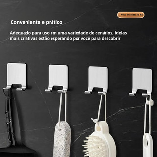Suporte Para Parelho De Barbear Lamina Gillette Gilete Prestobarba Em Aço Inox Fita 3M