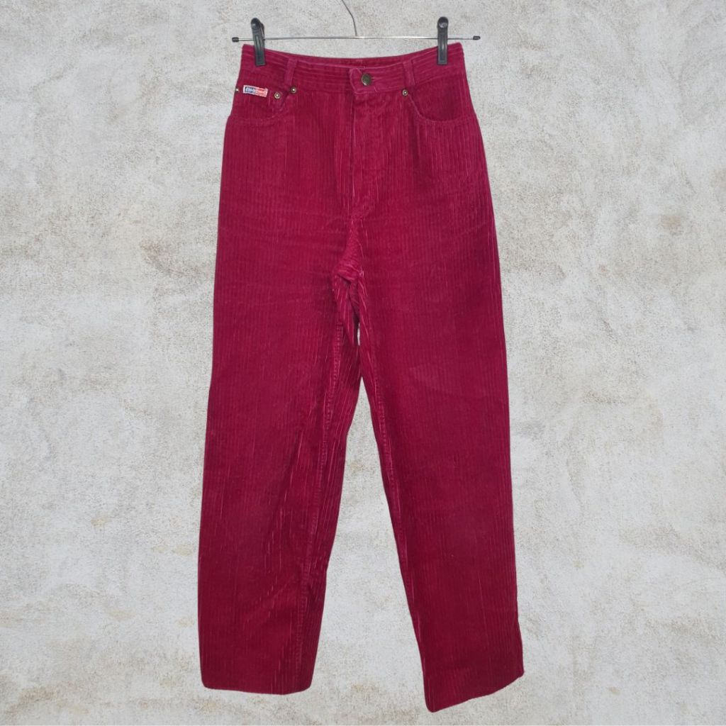 raridade calça veludo cotelê vintage anos 70 club de france