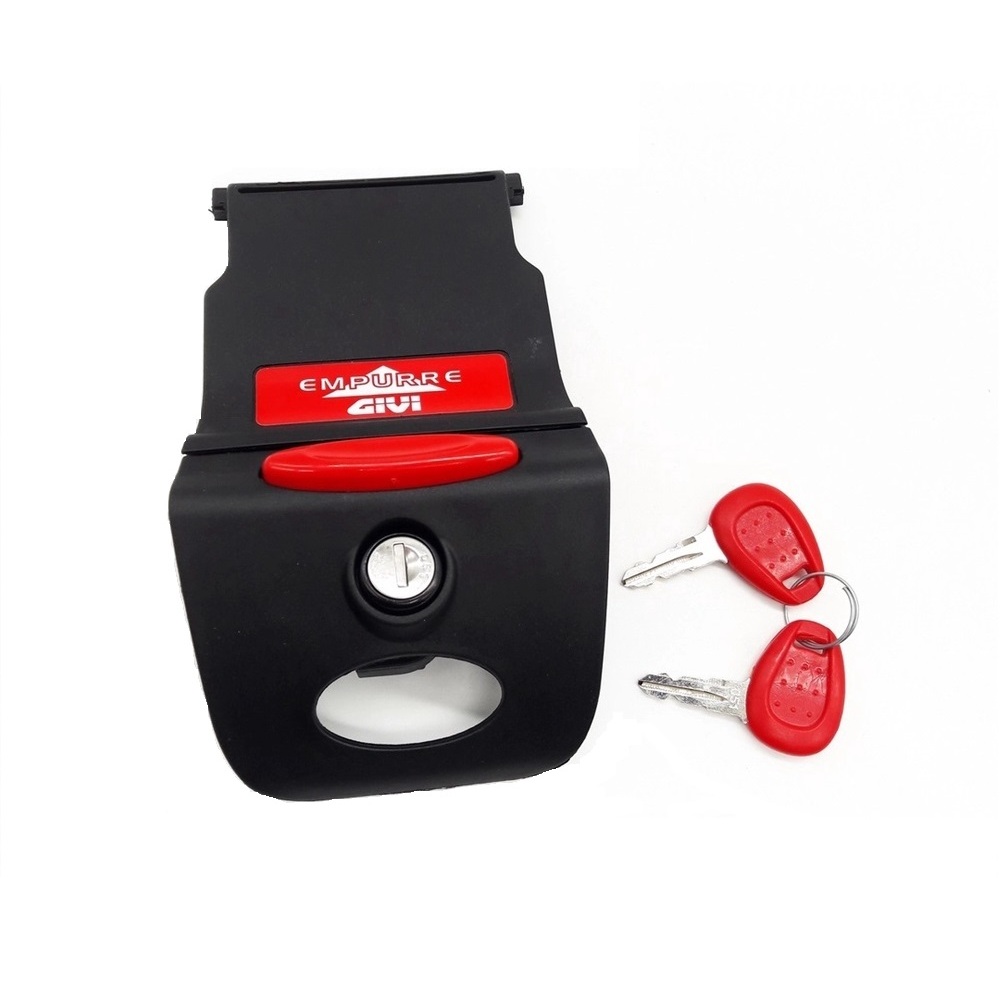 Fechadura Completa Baú Givi 35 45 47 Litros com 2 Chaves Monolock Z641-CNJR