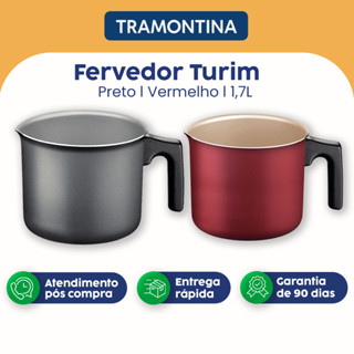 Fervedor Caneco Leiteira Tramontina Turim - Antiaderente Starflon Max 14cm 1,7L 20332614 2...