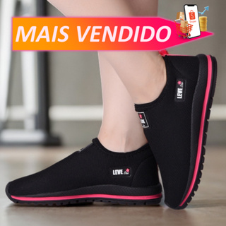 Tênis feminino academia resistente malhar respirável confortável corrida antiderrapante caminhada em Oferta na Shopee