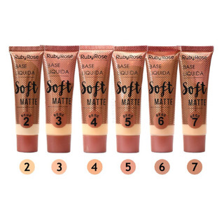 Base Líquida Soft Matte Bege Ruby Rose HB-8050