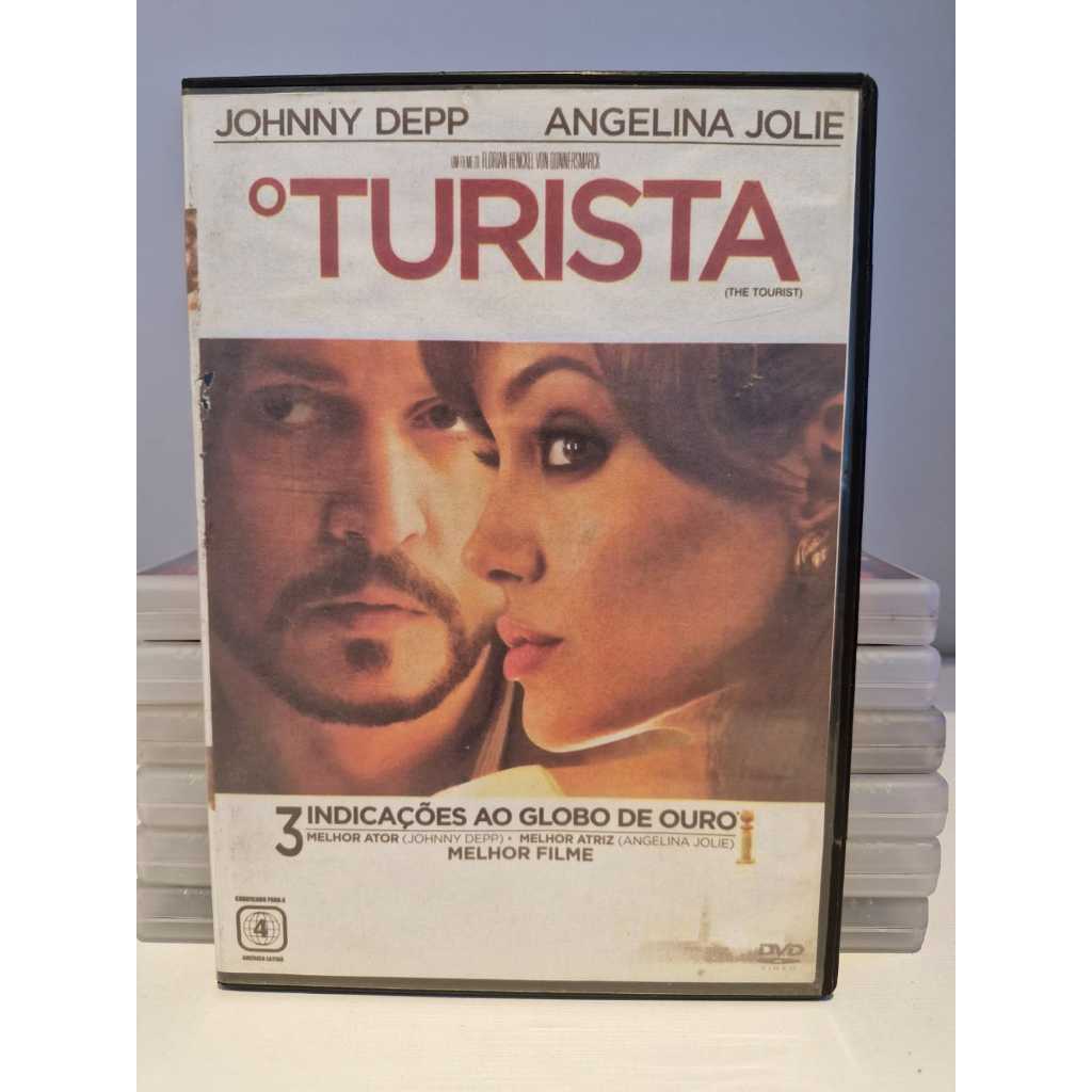 O TURISTA - Johnny Depp Angelina Jolie - DVD - Original (Leia a descrição)