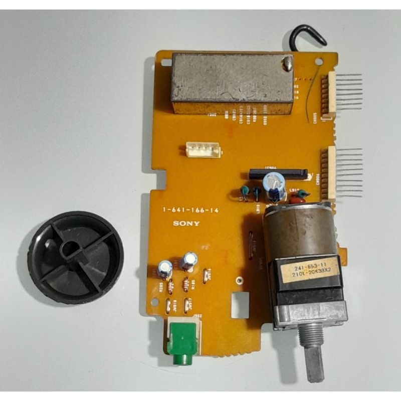 placa do volume áudio system sony zs-7