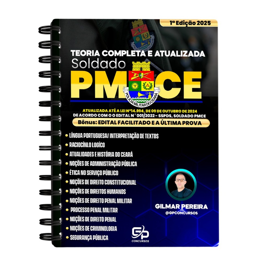 Imagem Soldado PMCE 2025 - Teoria completa