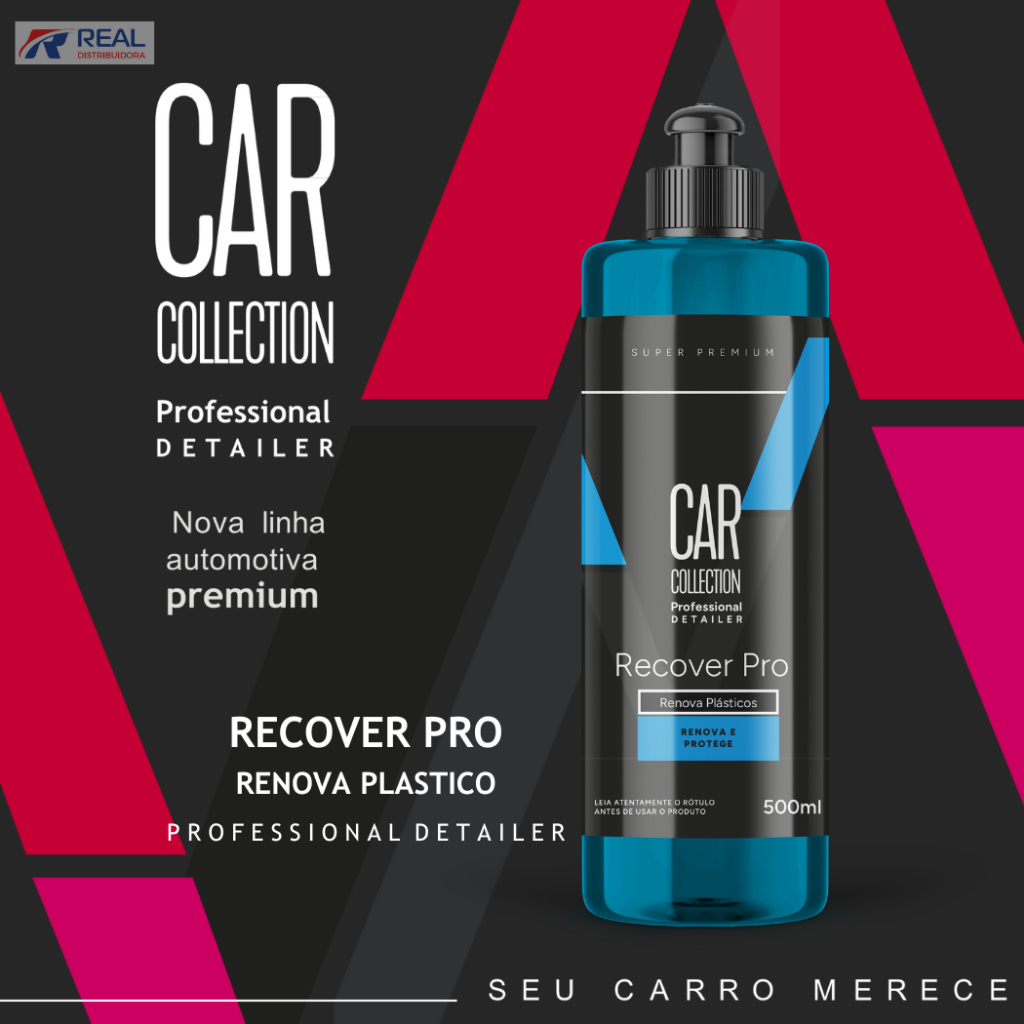 RENOVA PLASTICOS RECOVER PRO 500ML - CAR COLLECTION - PROFESSIONAL DETAILER