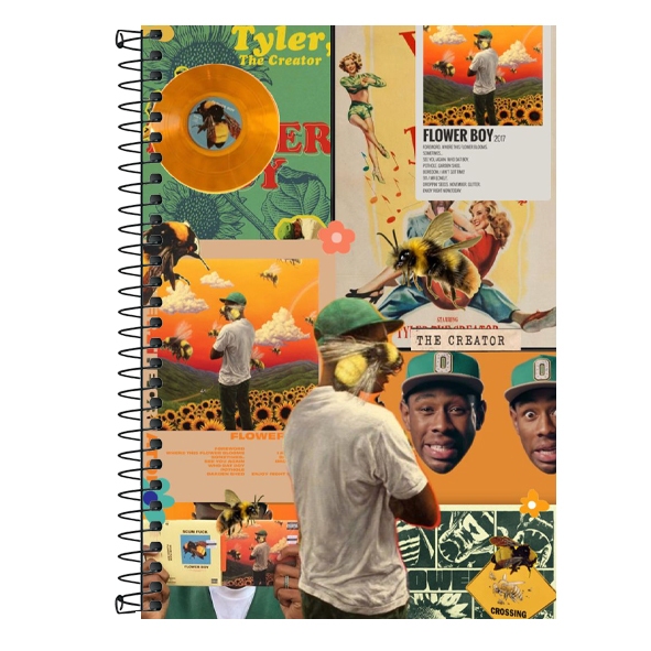 Caderno Personalizado TYLER, THE CREATOR - 1 matéria, 10 matérias  20 matérias