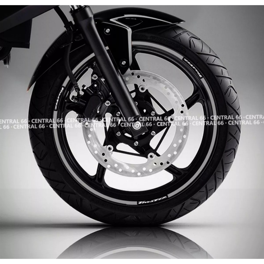 Friso Honda Cb 300f Twister Prata Refletivo Adesivo Filete Roda