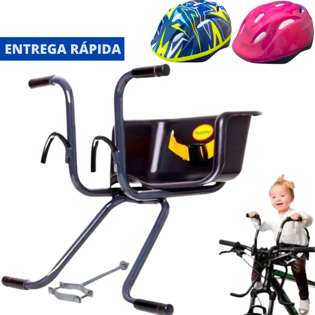 Cadeirinha Bicicleta Dianteira Infantil Universal Com Nf em Oferta na Shopee