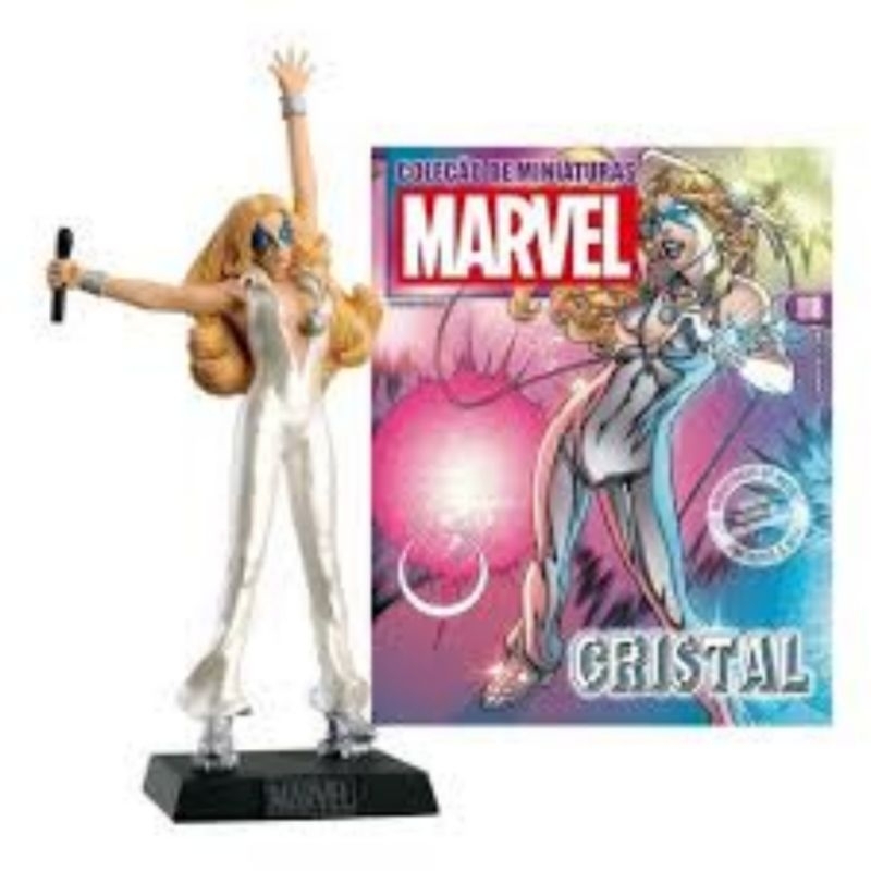 Miniatura Boneco Cristal Marvel Eaglemoss  - ( sem revista)