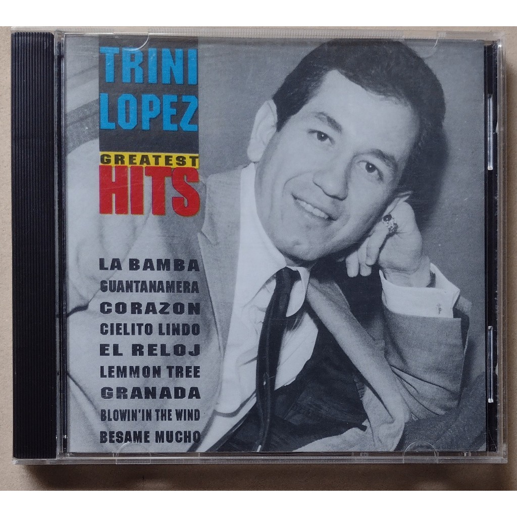 CD TRINI LOPEZ GREATEST HITS 1996 NACIONAL COLETÂNEA VG