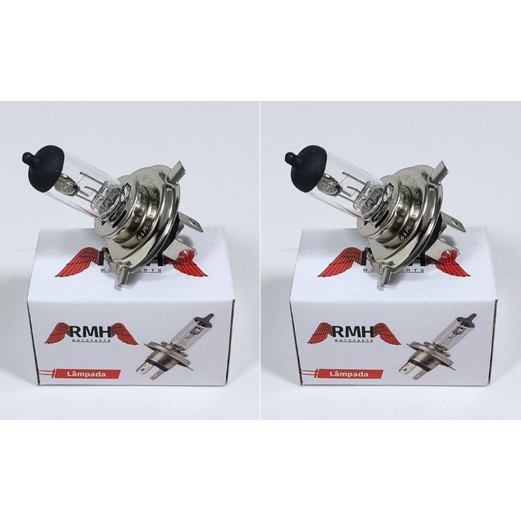Par Lâmpada Farol | Modelo Original H4 35X35W-12 | Universal - 2 Unidades em Oferta na Shopee