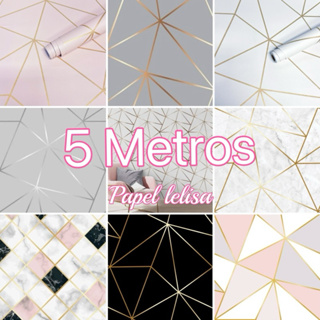 Papel de Parede Modelo zara 5 METROS x 45CM Adesivo Autocolante para Sala, Quarto em Oferta na Shopee