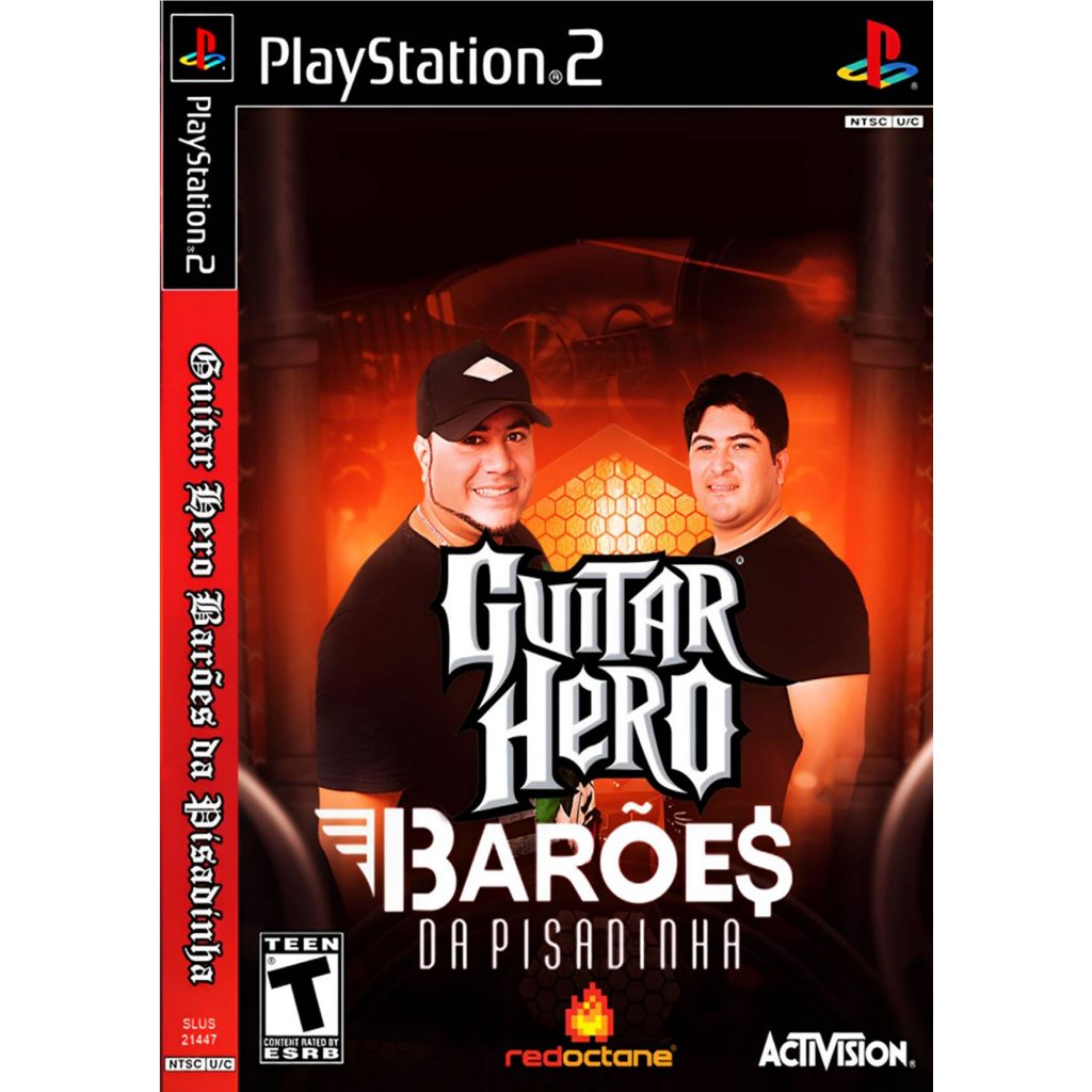 Guitar Hero Barões da Pisadinha - Ps2