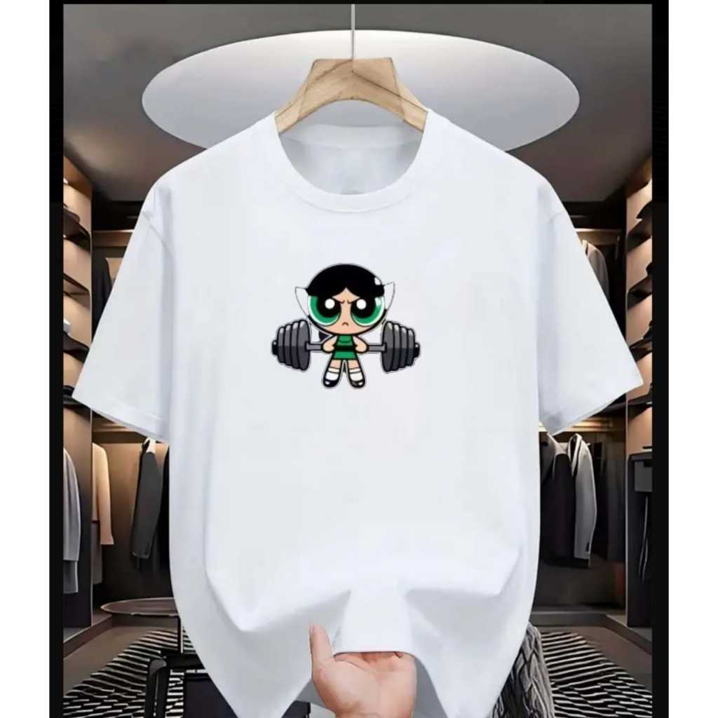 Camiseta Feminina Academia Treino Menina Crossfit Poderosa 100%  Algodão