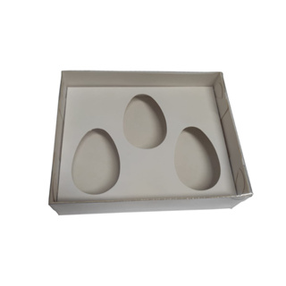 Caixa para Ovo de Colher 3x50gr 15x12x4 Tampa PET Embalagem de Páscoa Com 10 em Oferta na Shopee