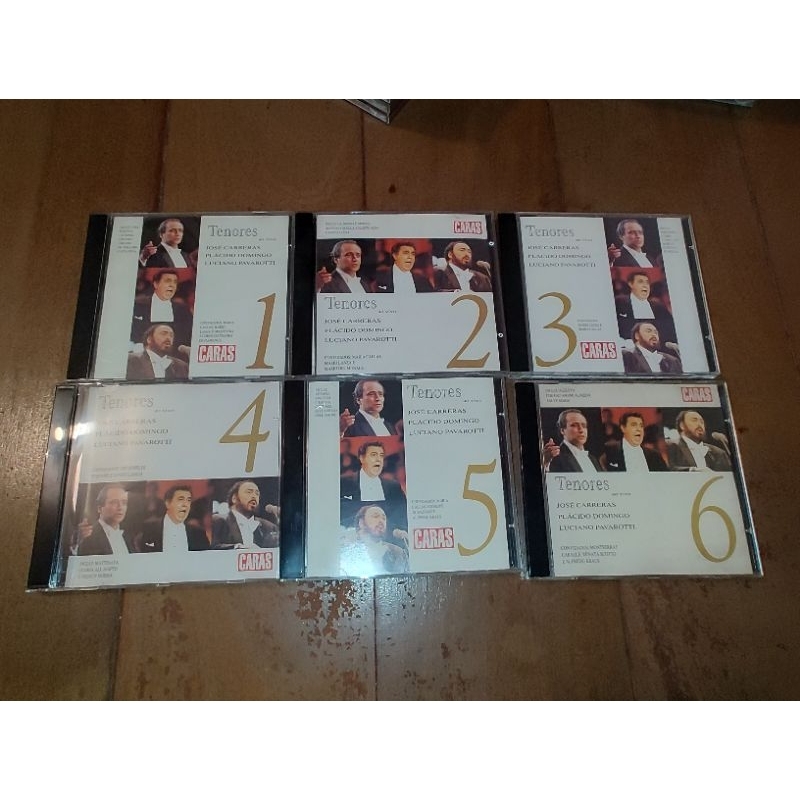 6 CDs coleção Revista Caras Tenores
