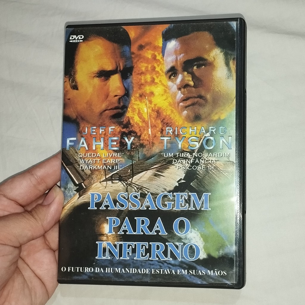 DVD - Passagem Para o Inferno (filme - ação - ficção científica)