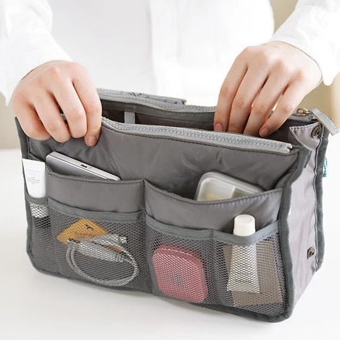Bolsa Maquiagem Estojo Escolar Necessaire Quadrada Organizador Para Viagem Impermeavel Com Grande Capacidade-luna_hyq