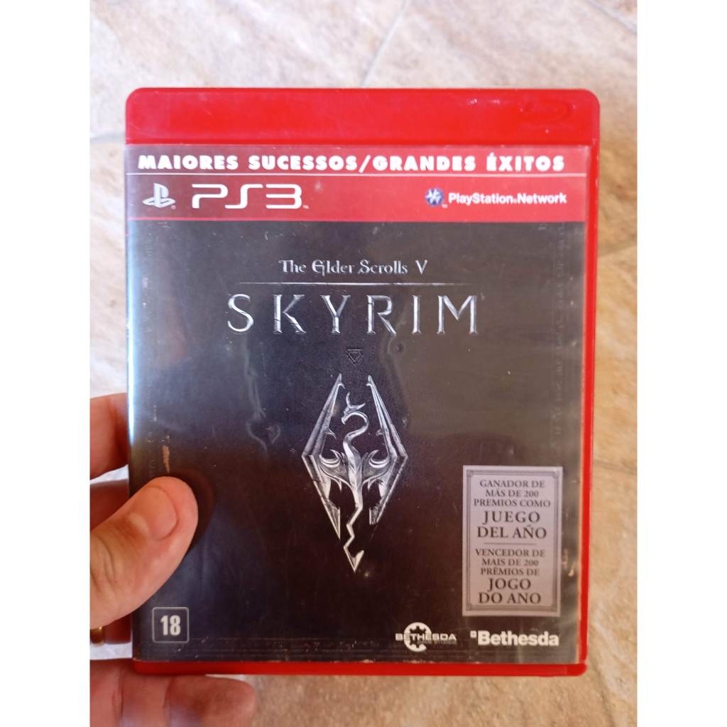 Jogo Skyrim original PS3