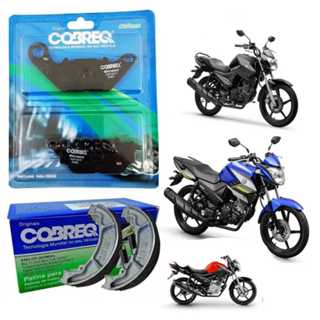 KIT LONA + PASTILHA DE FREIO ORIGINAL COBREQ YAMAHA FAZER / FACTOR 125-150 2009 A 2023 PROMOÇÃO em Oferta na Shopee