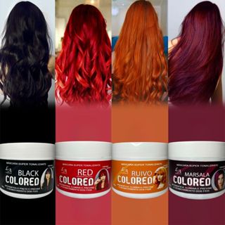 Tonalizante Tinta Efeito 100% Natural Sem Química 300g Super Resultado Rende 3x Mais Sem Amônia em Oferta na Shopee