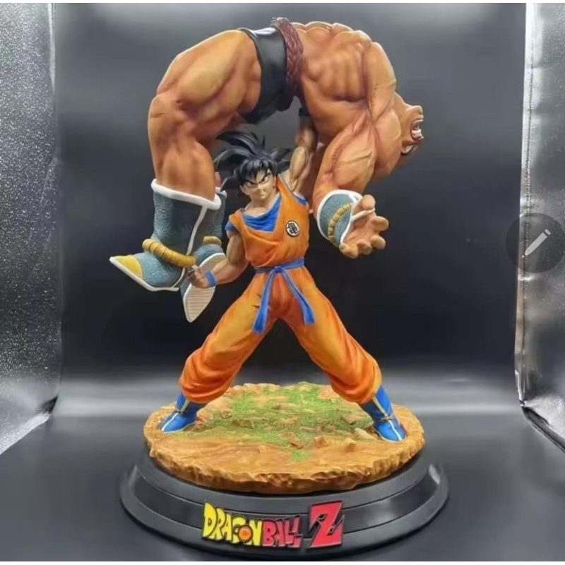 Boneco Decorativo Goku Dragon Ball Z Goku Nappa Piccolo Anime Estátua Figuras de Ação Coletor Super Saiyan