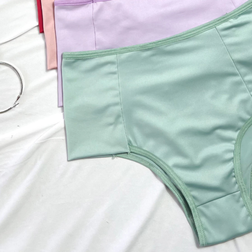Calcinha cós alto Pala Dupla segura barriga Cinta Modeladora Feminina calcinha cintura alta