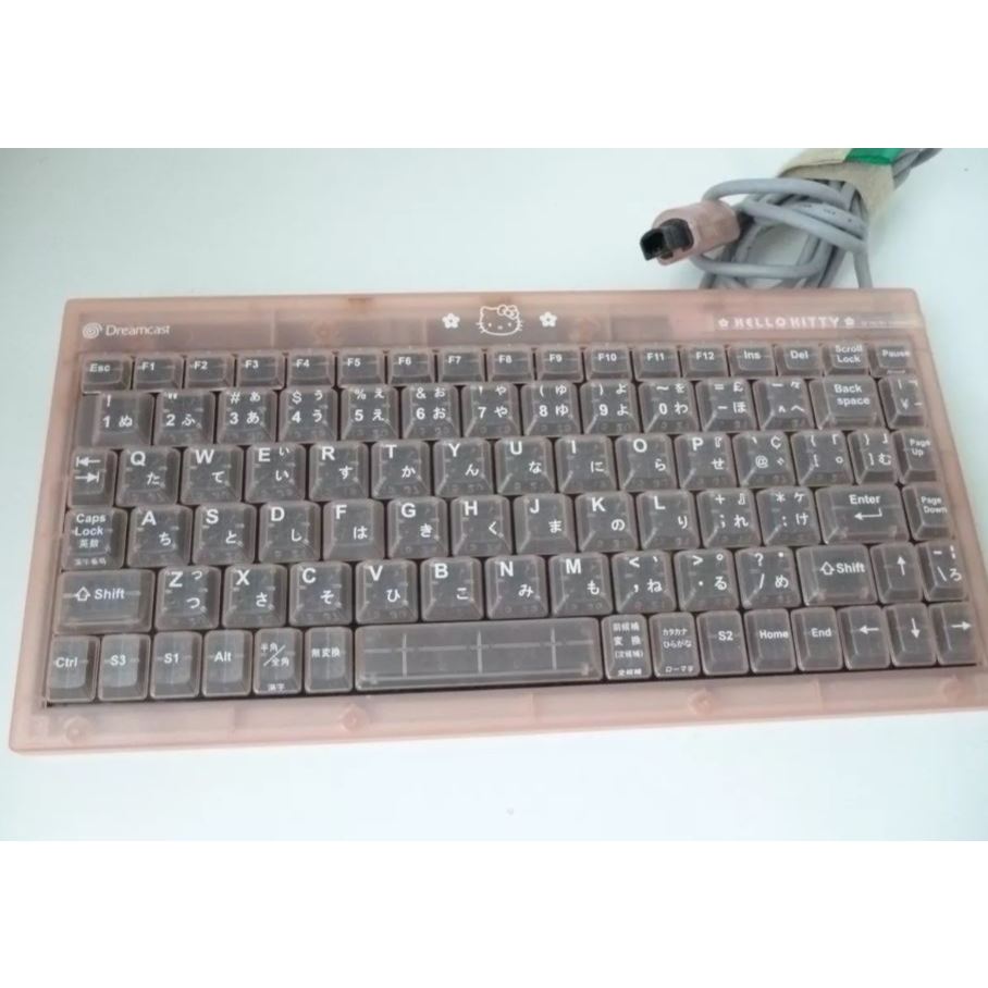 Sega Dreamcast Hello Kitty Teclado Original Rosa Japan