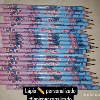 25 lápis personalizados( escolha o tema) em Oferta na Shopee
