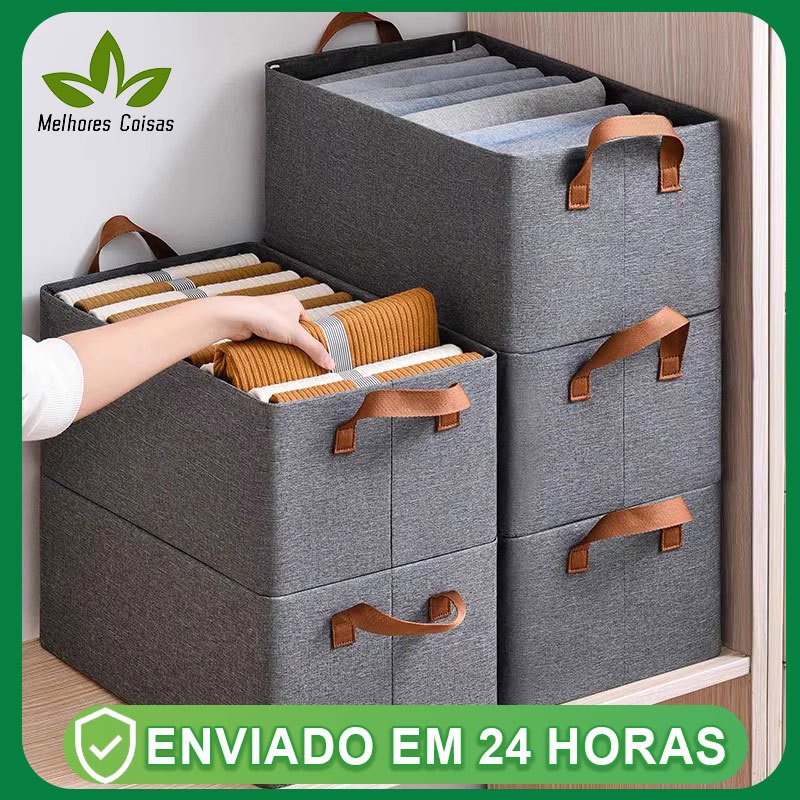 Caixa De Armazenamento De Roupas Arrumados Grade Para Íntimas E Calças