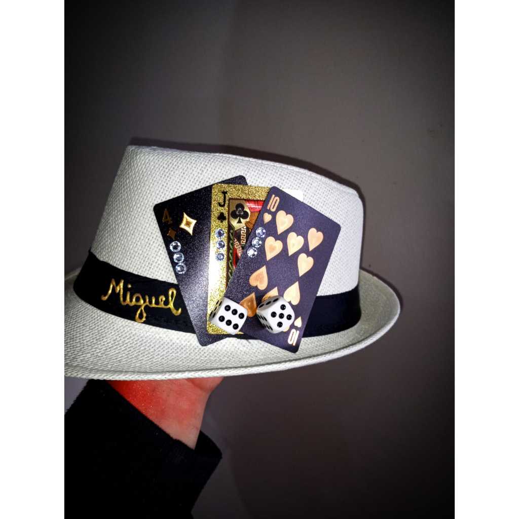 Chapéu personalizado com nome Malandro Miguel / Zé pretinho/ Malandro do morro / Malandrinho da Estrada / Zé Pilintra em Oferta na Shopee