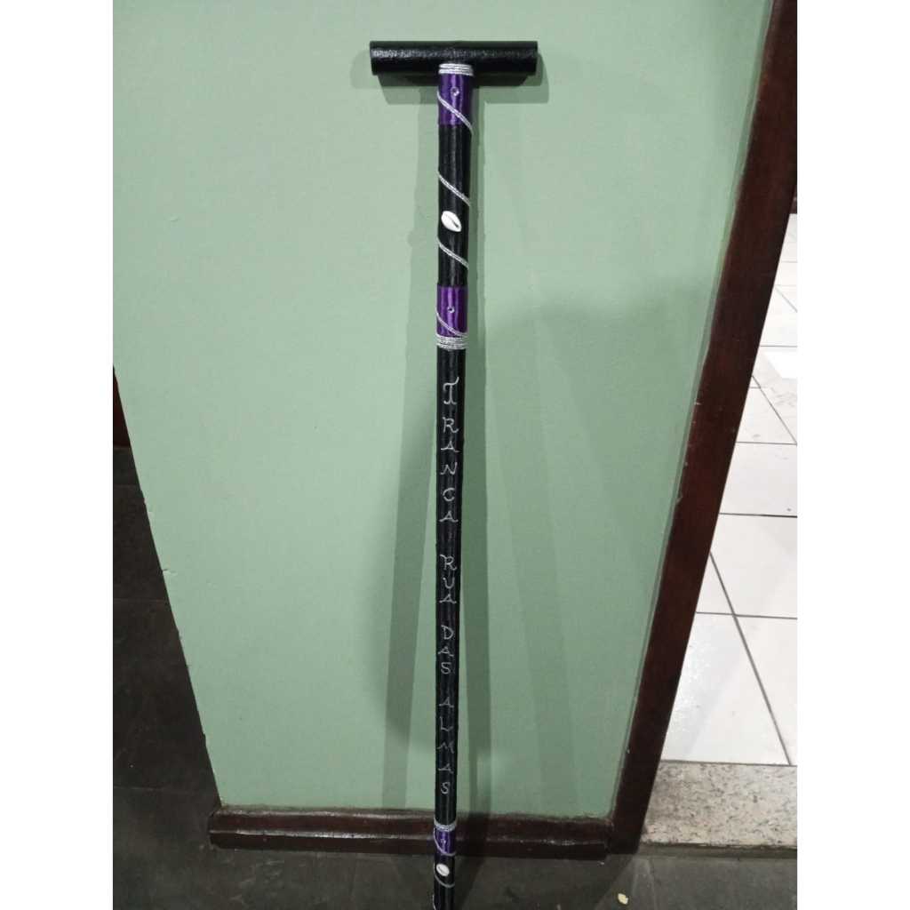 Bengala personalizada Tranca rua as almas  Exu tiriri / Exu caveira / Exu Calunga / Exu Omulu / Exu sete encruzilhadas
