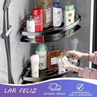 Kit 2 SUPORTE PARA SHAMPOO PARA USO NO BANHEIRO NA PAREDE-Uso multifuncional em Oferta na Shopee