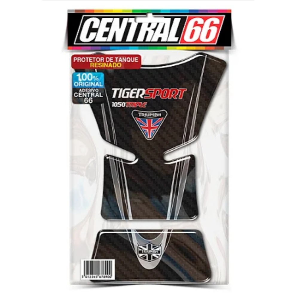 Protetor de Tanque Tankpad Triumph Tiger Sport 1050 Triple Preto Resinado