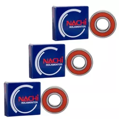 Kit de Rolamentos da Roda Traseira Neo 115 Nachi 3 peças